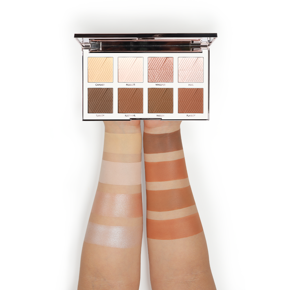 Essential Highlighter & Contour Powder Palette - BKS003