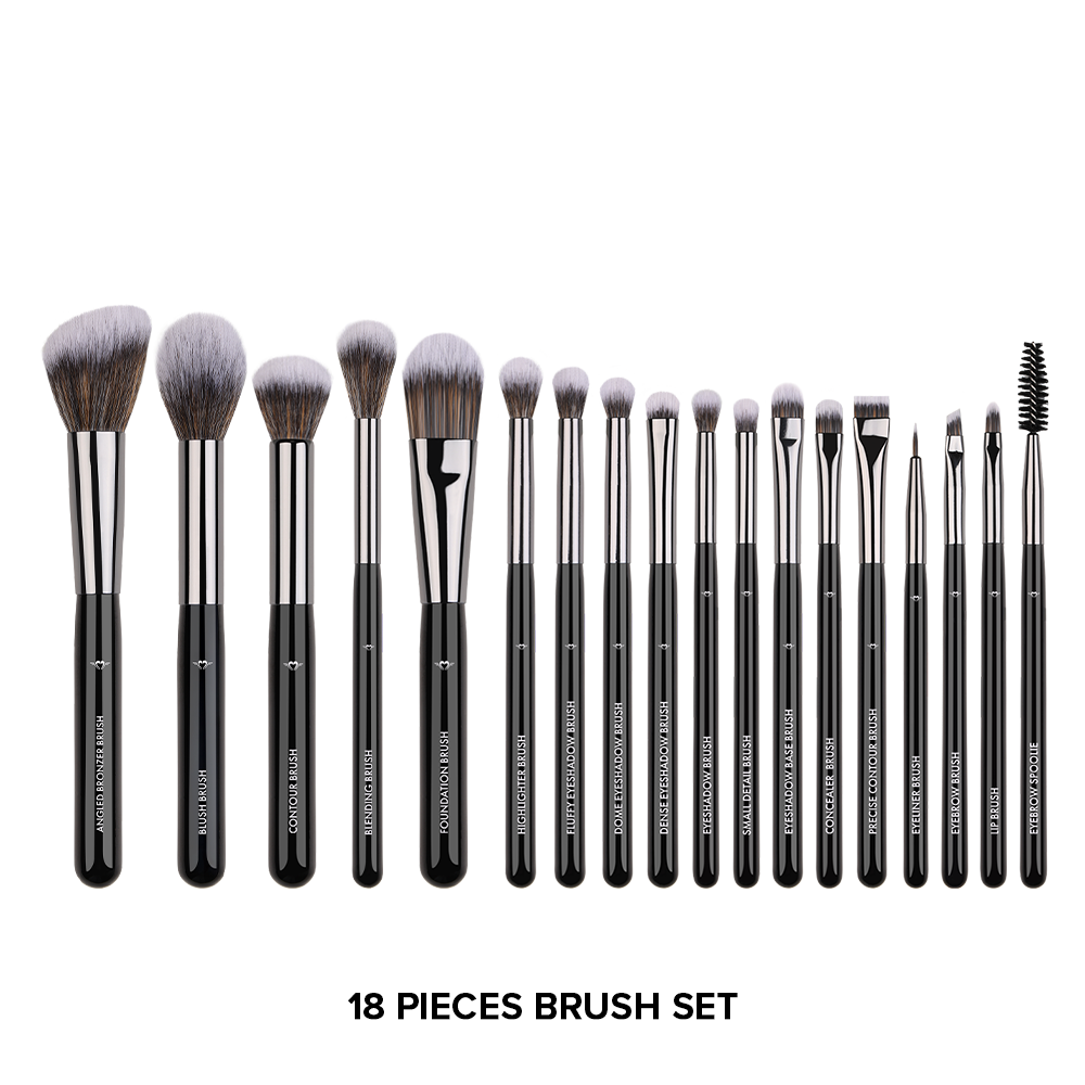 Fine Finish 18 Pieces Brush Set - XZ027