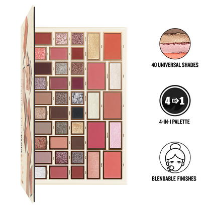 Character Pro Vista 40 Color Eyeshadow Palette